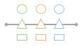 Image: A simple timeline is a list of related milestones.